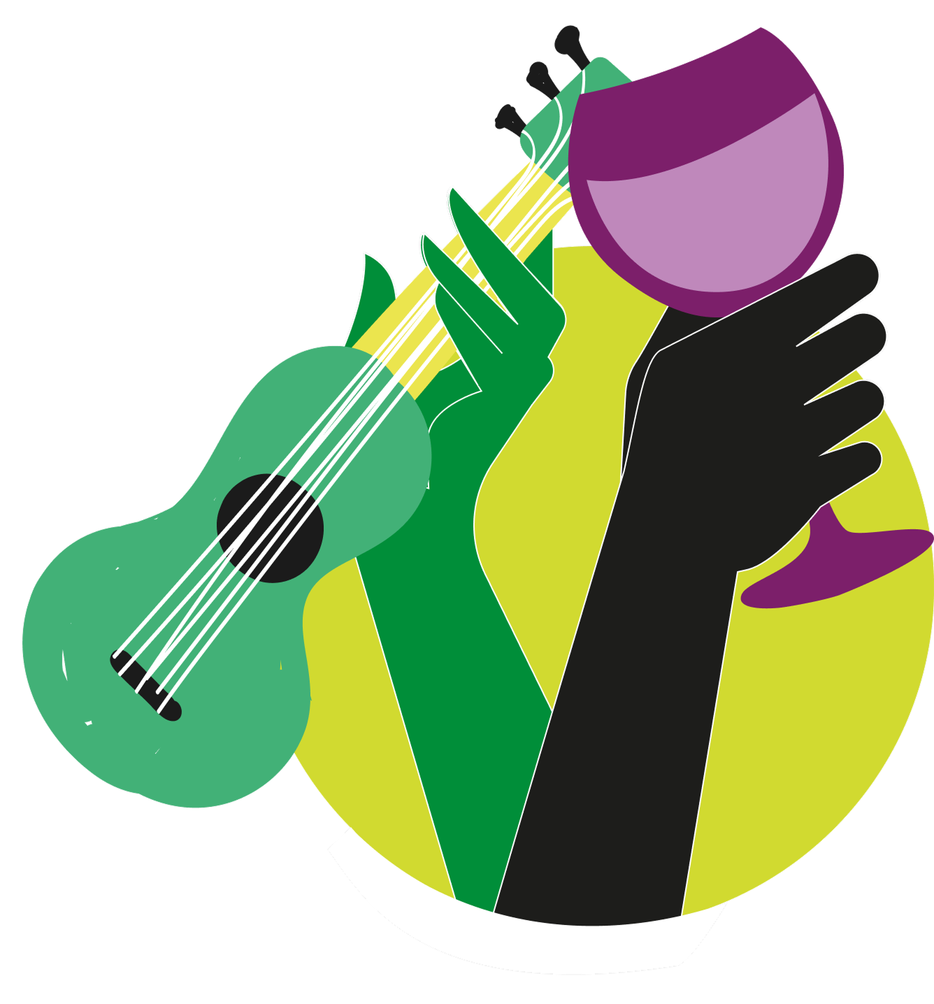 RF banner illustratie wijn